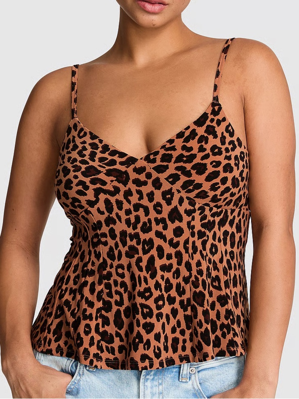 PINK Night-Out Stretchy Knit Corset Tank Top XS
